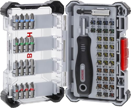 Bosch 50x Extra Hard Schrauberbitsatz, Display, 6×50 Teile | 200 x 113 mm,