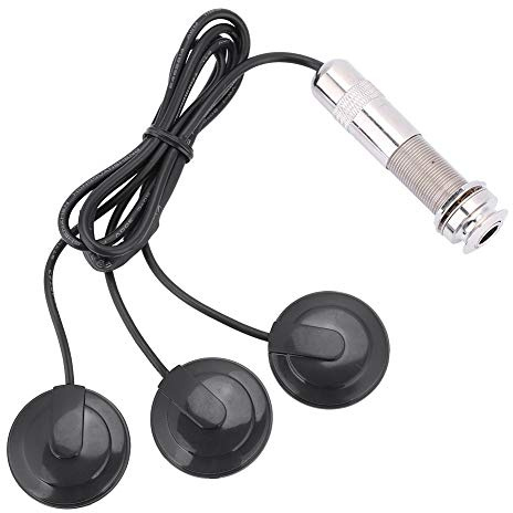 6,35 Mm Pickup Piezo Transducer Mikrofon Pickup för Akustisk Gitarr Violin Banjo Ukulele Mandolin Instrument