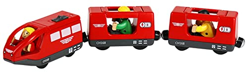 Uposao Trenino Elettrico Per Bambini, Collegamento Magnetico Locomotiva, Giocattolo Di Trenino Elettrico Locomotiva A Batteria Treno Elettrico Giocattolo Da Pista Regalo Di Compleanno Per Bambini