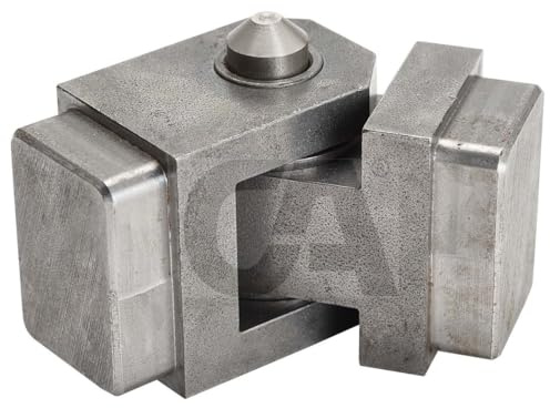 Dieffematic Cerniera 1605 per Inferriata Anta/Anta - Perno Retraibile Inox, Ambidestra 180°, Tubolare 40x40x2mm