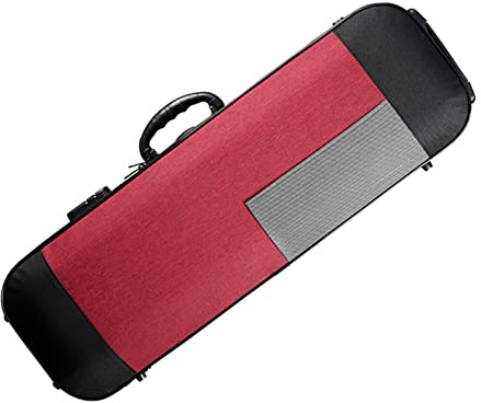 Geigenkoffer In 4/4-Größe Anti-Crush-Haltbarer Rucksack Geigentasche Mit Zahlenschloss Fachmann Geigenkoffer (Color : 01)