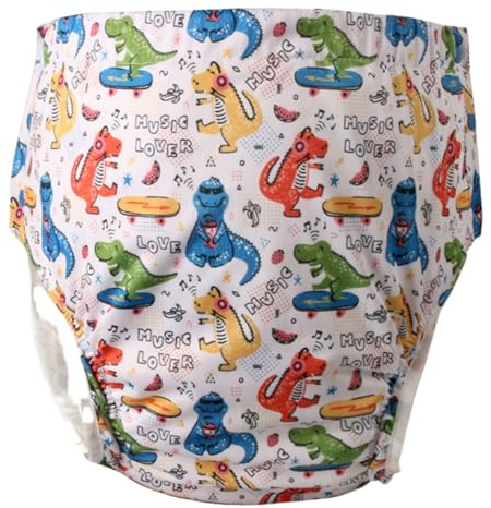 WEEOATAR Wiederverwendbare Stoffwindel für Erwachsene, waschbare Schwimmwindeln, verstellbare Inkontinenz, Taschenwindel mit Druckknöpfen, Unterwäsche für Senioren, Behinderung, nach der Geburt