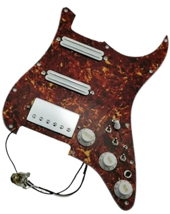 Alnico 5 Gitarren-Pickup Double Coil Pickup Prevered Gitarre Pickguard HSS-Kabelbaum-Push-Pull Single Cut Set Schlagbrett-Tonabnehmer-Kit