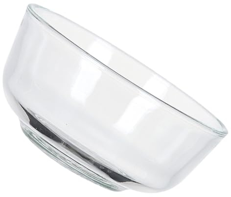 Hemobllo Bol de Vidrio Transparente Grande para Ensalada de Frutas Recipiente para Postres y Aperitivos Vajilla Fácil de Limpiar para Fiestas y Reuniones Familiares