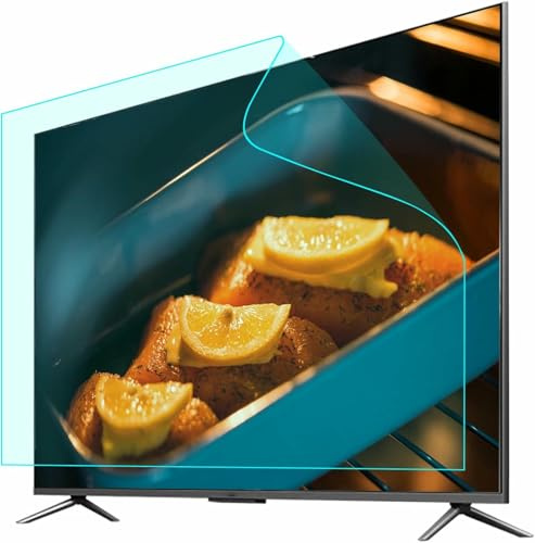 SaryEdge Protection d'écran pour téléviseurs 32-75 Pouces, Anti-lumière Bleue et Anti-Reflets, réduisant la Fatigue oculaire pour écrans LCD, LED, OLED et QLED 4K HDTV, ，32 in 698 X 392mm