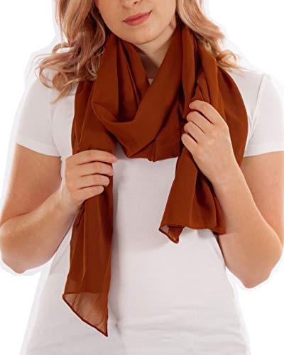 DOLCE ABBRACCIO PRIMAVERA XXL-Schal Stola Halstuch Chiffon 160 x 70cm