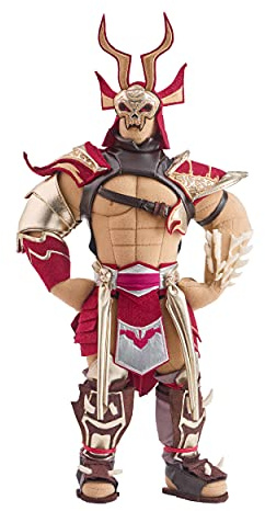 FragStore Mortal Kombat 11 Shao Kahn Plush Toy 17 Action Figure - Collectible Mortal Combat Statue Figurine - Merchandise for Gamers Boys Girls 17+ Years Old - MK11 Toys Figures Multicolor Polyester