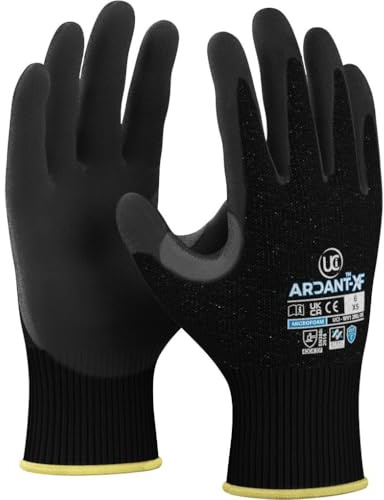 UCI ARDANT-XF ISO Cut F Premium Microfoam rivestito in nitrile RTC™ guanti rinforzati (9/Large)