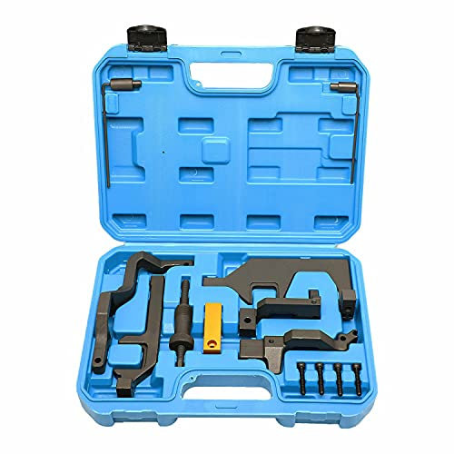 ZKTOOL Engine Timing Locking Tool Kit Compatible for BMW Mini Cooper R55 R56 R57 R60 N12 N13 N14 N16 N18 1.4 1.6, OEM 117440 119340 119590, Camshaft and Crankshaft Alignment Setting Tool Set