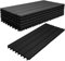 Ikodm WPC Terrassenfliese 30x60cm, Klickfliese, Balkonfliese, anthrazit, wasserfest, korrosionsbeständig, einfach zu verlegen (60 er Pack -10m²)