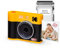 KODAK Mini Shot 3 ERA 4PASS 2-in-1 Instant Camera and Photo Printer (7.6 x 7.6 cm) Instant Camera + 8 Sheets, Yellow