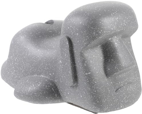 Kichvoe Moai Taschentuchbox Halter Kreative Serviettenbox Aus Hochwertigem Resin Für Schlafzimmer Wohnzimmer Und Auto Stabil Langlebig Dekorativ Und Praktisch Für Tissue