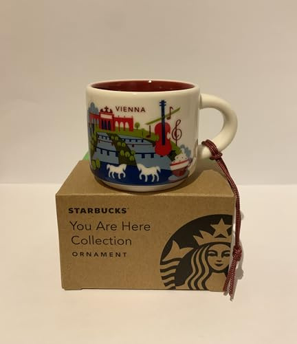 STARBUCKS Vienna Wien Mug Tasse YAH You Are here Collection Ornament - 59ml