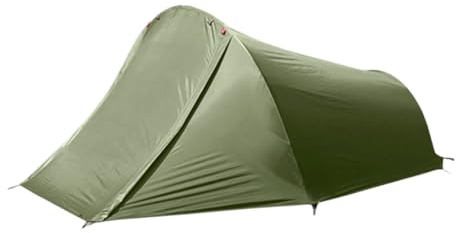 2 Personen Campingzelt Wasserdicht Ultraleichtes-1.58kg Grün mit Innen Net 2 Mann Zelt Leicht für Wandern Bergsteigen Backpacking Klettern Festival Rucksack Reisen Minipack