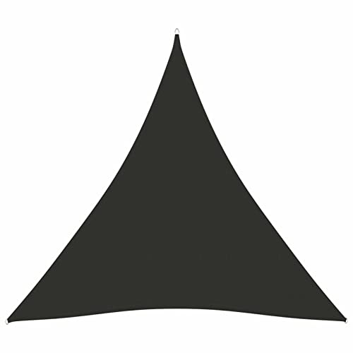 qohoio Sonnensegel Oxford-Gewebe Sonnensegel Terasse Markise Sonnenschirm Terrasse Dreieckig 3x3x3 m Anthrazit