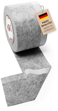 Alfa Fensteranschlussband Grau Außen 150 mm x 25 m Fensterdichtband 25 m | Profi-Qualität - für Anschlussfugen – diffusionsoffen - mit Selbstklebestreifen – überputzbar für Sanierung und Neubau