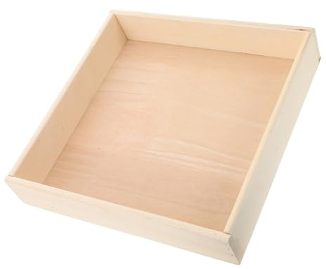Wooden Square Sand Play Tray for Kids Montessori Desktop Storage