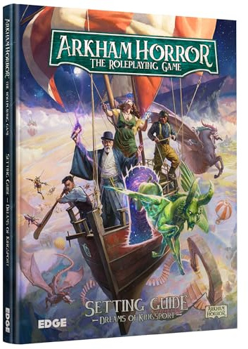 Arkham Horror RPG - Dreams of Kingsport | Immersives Rollenspiel für Kinder und Erwachsene, ab 14 Jahren, 2–6 Spieler, 1+ Stunde Spielzeit