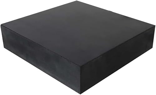 Kanduo Gummi-Schwingungsdämpfer 300 mm × 300 mm Gummipads, Dicke 15 mm–50 mm, 1-teilige Packung, vibrationsdämpfende Unterlegscheiben(40mm)