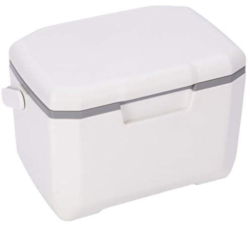 Kleine 6-Liter-Kühlbox mit 5 Kühlakkus, 72–96 Stunden Kühlung – auslaufsichere, isolierte Gefrierbox mit Griff für Grillen, Camping, Reisen