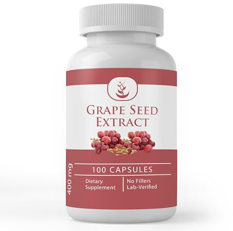PURE ORIGINAL INGREDIENTS Grape Seed Extract, Always Pure, No Additives Or Fillers, Lab Verified
