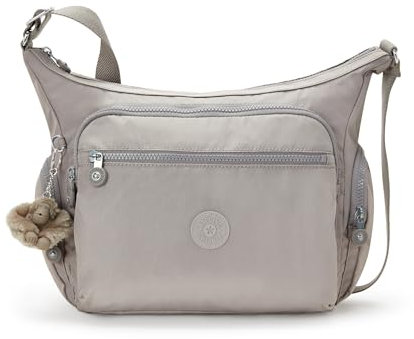 Kipling GABBIE Mittelgroße Umhängetasche, Grey Gris (Grau)