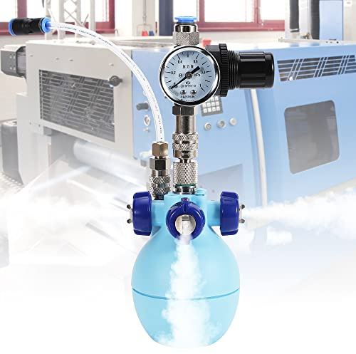 Hanchen Industrial Humidifier Large Fog Volume Static Removal Dust Removal Electronic Textile Plant Constant Humidity Dry Fog Humidifier Atomizer (10 Micron 2nd Generation (Blue) Low air Consumption)