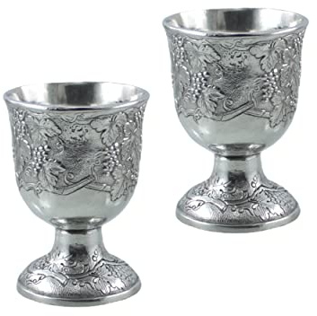 Cavagnini Italien - nein. 2 - Zinnbecher - elegante Handarbeit - alte Tradition