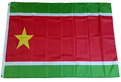 Drapeau Guadeloupe indépendant Drapeau Guadeloupéen Indépendantiste 150x90 œillets en Laiton Fanion Parfait pour Festivals Manif Jardin Extérieur Decoration Résistant aux UV Double Couture 3x5ft Grand