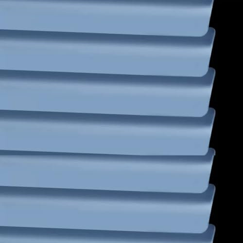 JLXJYS Jalousette Plissees Büro-Badezimmer Aluminium Jalousien, Blau Verdunkelung Horizontale Schattierungen Vorhänge, 90cm/110cm/130cm/150cm/170cm Wide (Color : WxH, Size : 110x180cm(43.3x70.8in))