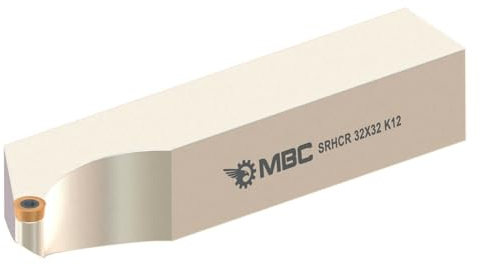 CNC Drehhalter 21° MBC Drehmeißel SRHCR | SRHCL für RCMT Wendeplatten 20x20 bis 25x25 Rechts/Links, ISO Präzisions-Drehhalter (SRHCL 20X20 K08)