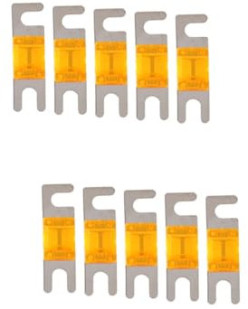CALLARON 2sets Mini Tief Orange Farbe Metall Kunststoff Ihr Auto Boot Oder Lkw Audio/5 Stücke * 2