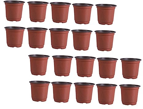 INOOMP 70stücke Pp Blumentöpfe Mit Doppel-Farben Durchlässig Für Sukkulenten Und Pflanzen Für Garten Und Balkon Langlebig Und Leicht Für Pflanzenzüchtung
