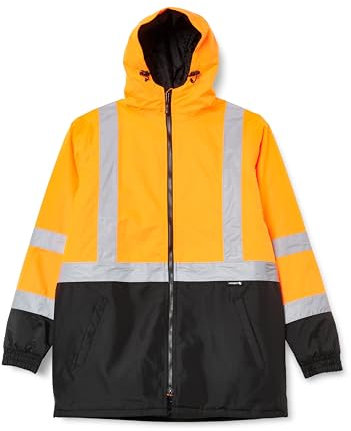 Högert Technik Leda Chaqueta de Invierno de Alta Visibilidad, Naranja, L Hombres
