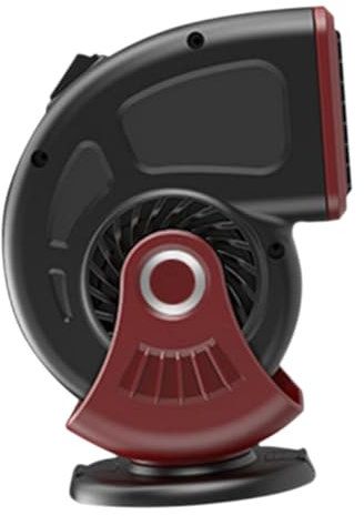 iplusmile Tragbare Autoheizung 12v Auto Defroster Effiziente Wärme Abs Material Home Fahrzeug Schwarz Rot