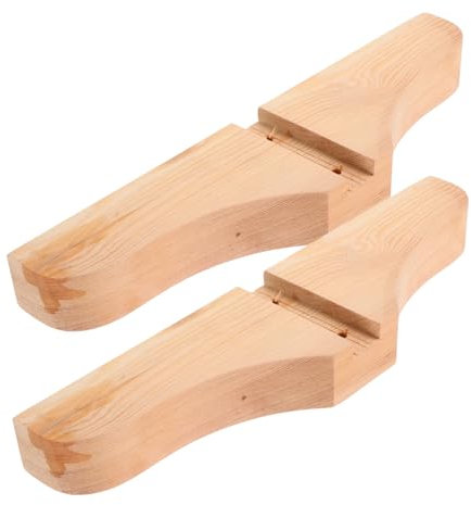 KOCKSHION 2pcs Wooden Divider Stand Screens Base Wall Divider Screens Panel Feet Support Legs Accessories for Office Home Hotel