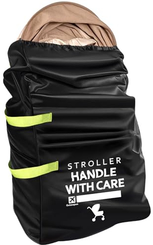 Stroller Bag for Airplane: Airplane Travel Essentials, 46 H x 21 W x 13 D Stroller Cover for Air Travel, Fit Single/Double/Jogging/Baby Stroller Travel System, First Mothers Day Gifts for New Mom