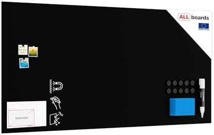 ALLboards ramlös slimboard – krityta – 240 x 120 cm + gratis