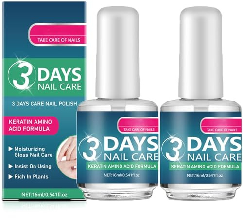 3 Days Nail Care, trattamento fungino per unghie, 16 ml, trattamento fungini per unghie dei piedi, extra forte (2 pezzi)