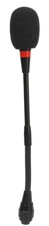 Microphone Col De Cygne 8 Pouces Professionnel Microphone Flexible De Bureau Pour Conférences Réunions Et Chant Avec Pare Brise Et Éclairage Indicateur