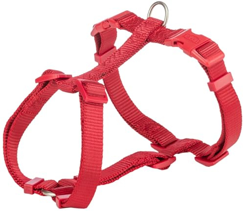 Trixie Premium H-Geschirr XXS: 20–30 cm/10 mm rot, XXS: 20-30cm
