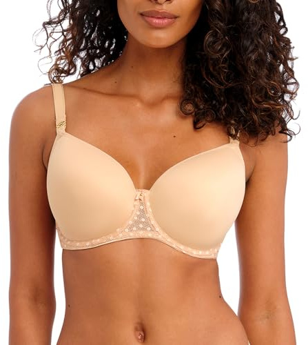 Freya Damen Starlight Balcony Underwire Moulded Bra Demi BH, Caramel, 80F