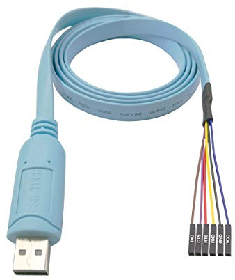 DSD TECH SH-U09BL USB para TTL Serial Cable con CP2102N Chip 1.2M/4FT