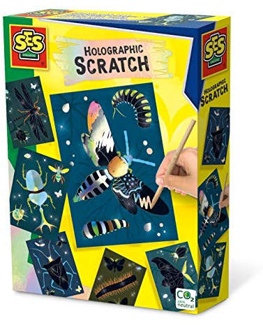 SES Creative 14208 Holografische Scratch-Insekten