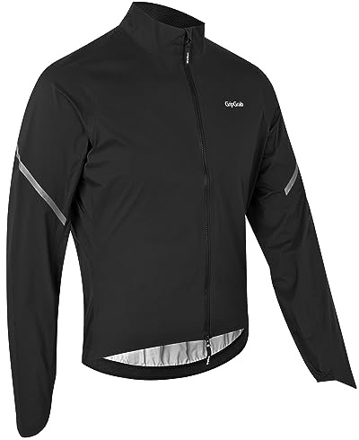 GripGrab PACR Rennrad Regenjacke Herren - Wasserdicht & Atmungsaktiv | Enganliegend, Race Fit, 10K wasserdicht, 40K Atmungsaktivität, YKK 2-Wege-RV, versiegelte Nähte, MTB Gravel Bike Jacke