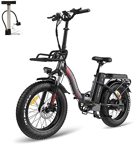 Fafrees F20 MAX E Bike Herren Klappbar 20 Zoll 48V 30AH Akku, [ Offiziell ] Elektrofahrräder Damen E-Bike Klapprad 54 N.m, Fatbike Ebike, Elektrische Fahrrad für Erwachsene (grau)