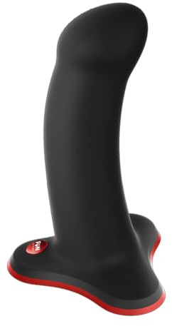 FUN FACTORY Dildo AMOR (Schwarz) – kleiner Dildo mit Saugfuß MADE | hautfreundlich & geruchsneutral | Sex Spielzeug für Frauen | Sex Toys | Erotik | Medizinisches Silikon