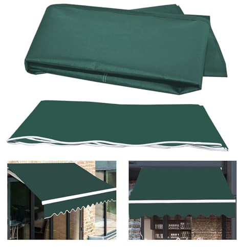 Tela para Toldo Exterior,Tela para Toldos Exterior por Metros,Lona De Toldos,280g Resistente Al Agua Poliéster Lona Superior del Toldo para Porc,Tela De Repuesto para Toldo,para Ventanas, Patio (Size