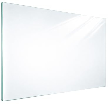 DarHaus Tabla de Cortar de Vidrio Templado – Cubierta de Cocina y Protector de Vidrio Resistente – UNA Pieza 40x30 cm blanco