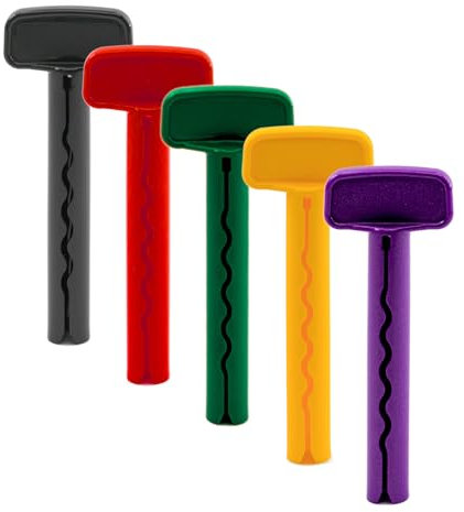 TubiPress® Tubenschlüssel - Made in Germany - Tubenquetscher Tubenentleerer Tubenpresser Tubenboy® - 66mm - 5 Stück (bunt gemischt)